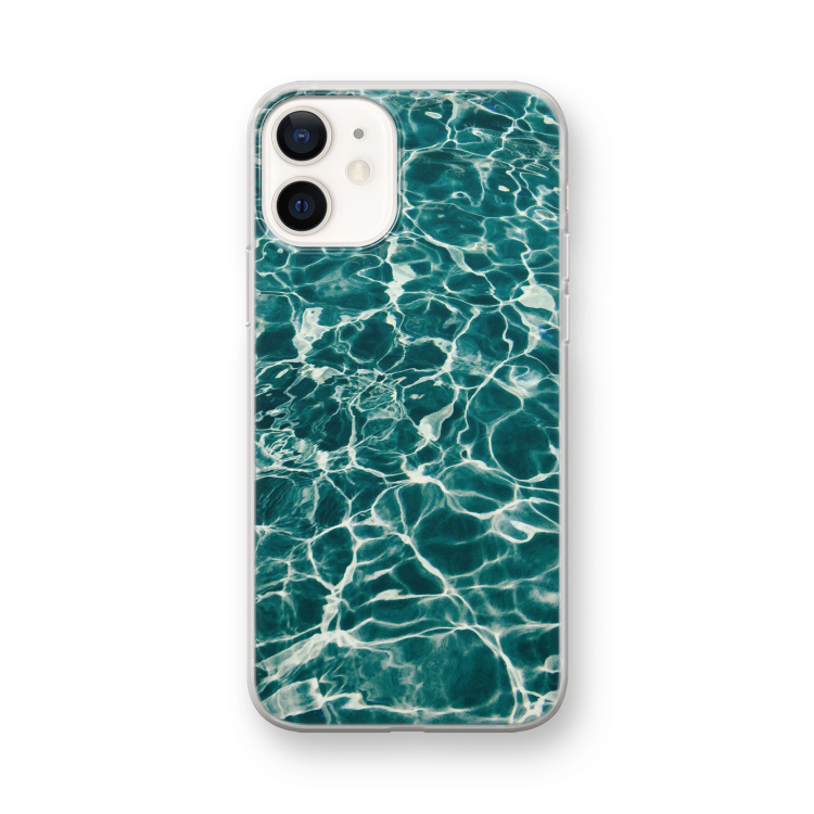 Weerkaatsing water: iPhone 12 mini Transparant Hoesje