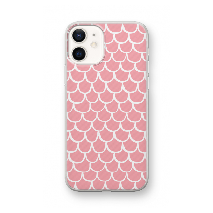 Dakpannetjes: iPhone 12 mini Transparant Hoesje