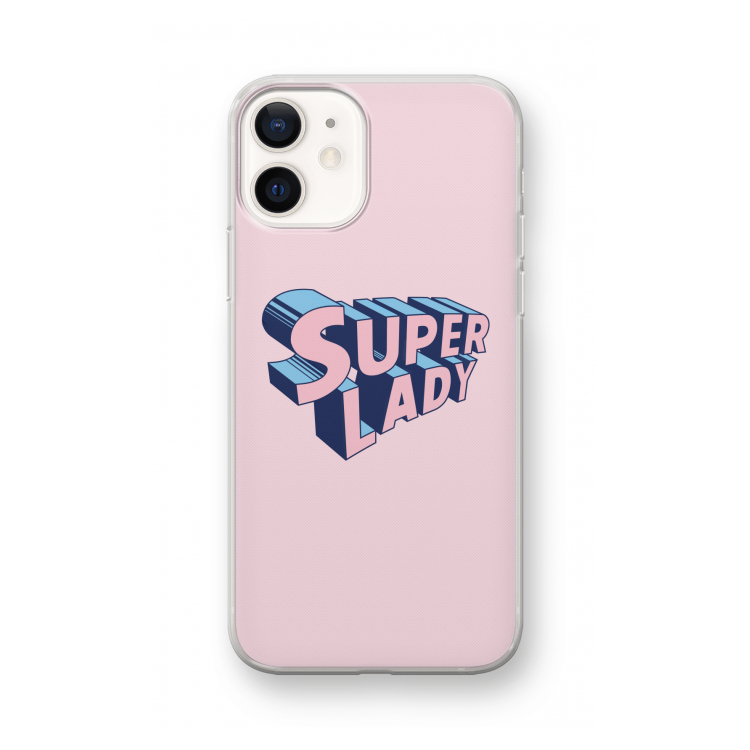 Superlady: iPhone 12 mini Transparant Hoesje