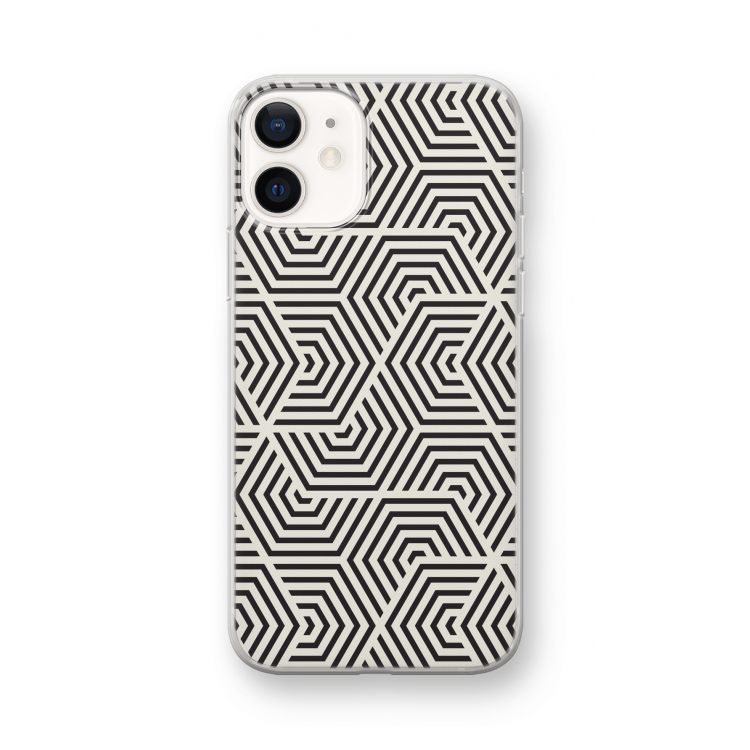Magic pattern: iPhone 12 mini Transparant Hoesje