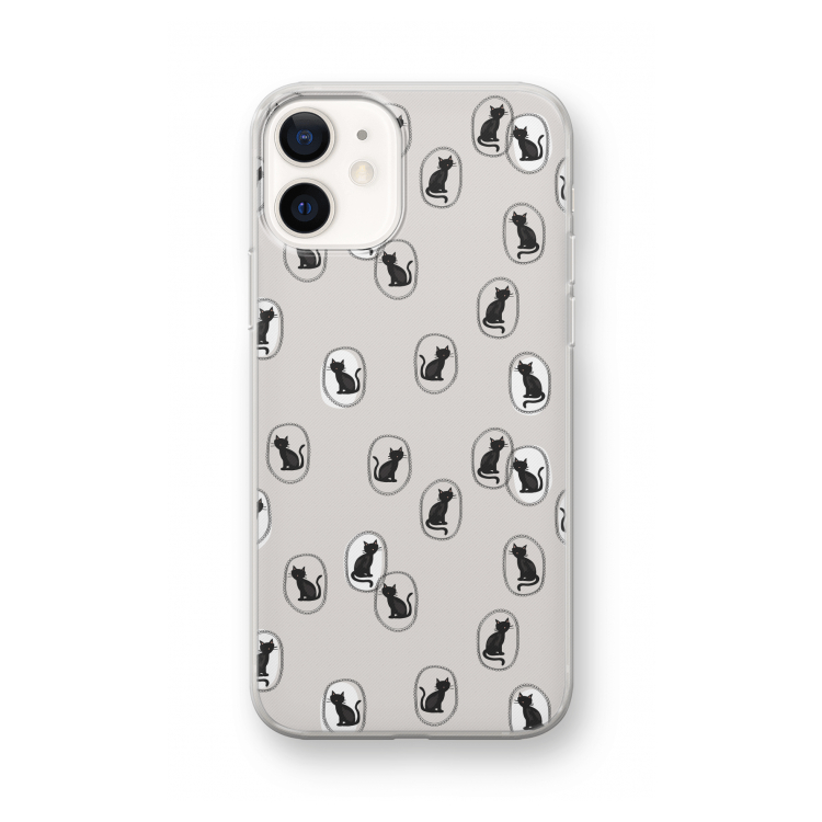 Miauw: iPhone 12 mini Transparant Hoesje