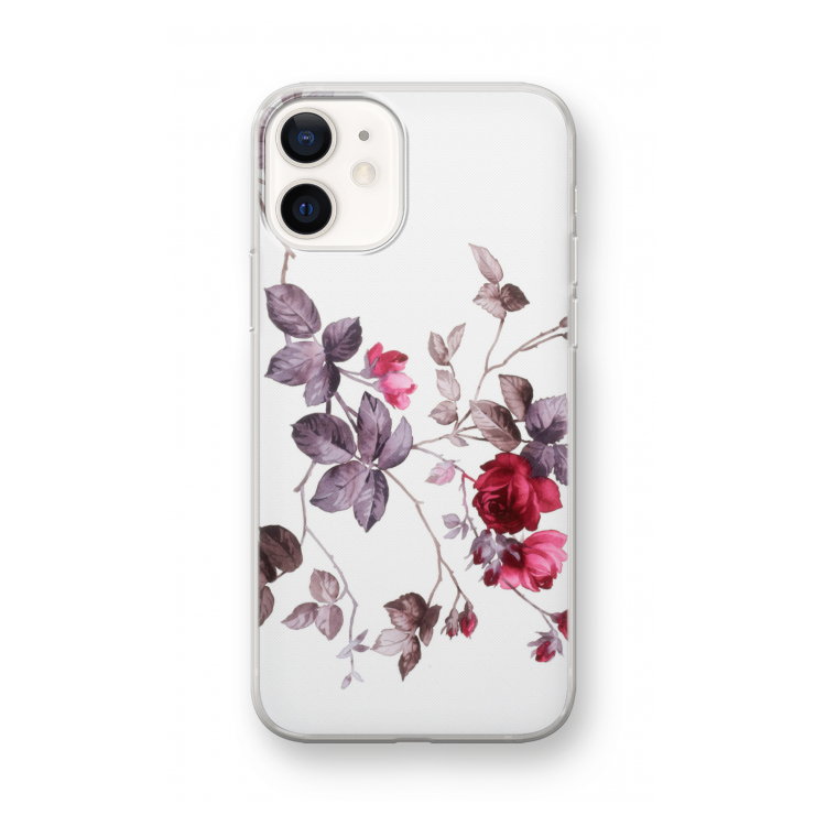 Mooie bloemen: iPhone 12 mini Transparant Hoesje