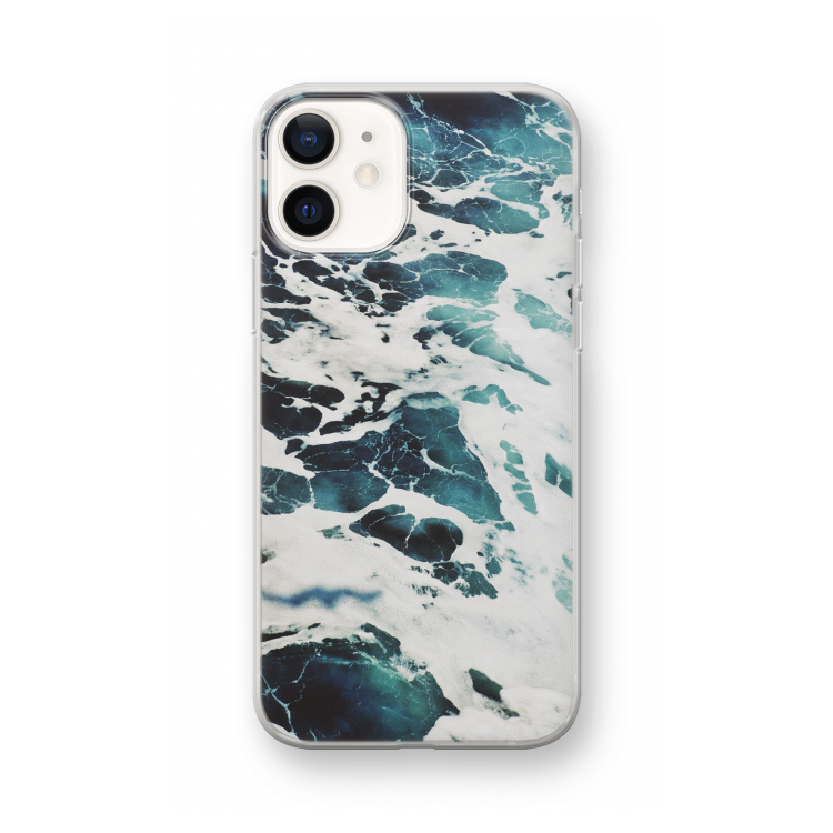 Golven: iPhone 12 mini Transparant Hoesje