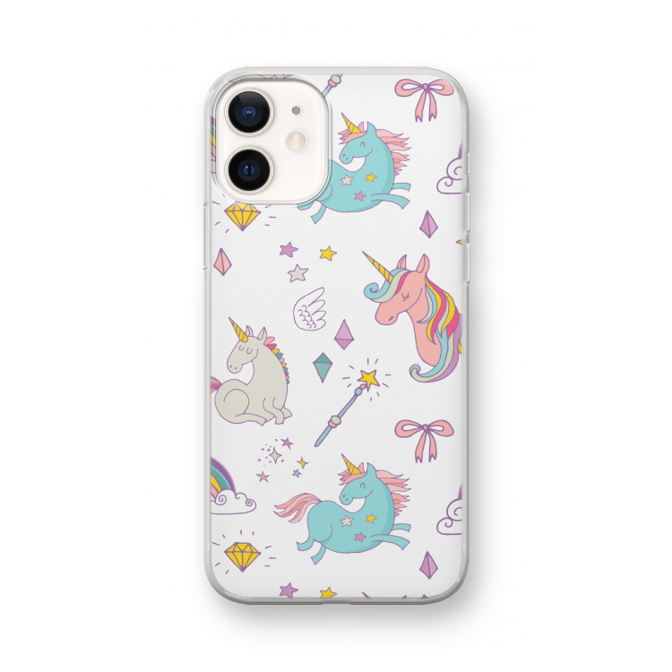 Fantasiewereld: iPhone 12 mini Transparant Hoesje