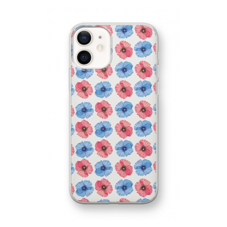 Klaproosjes: iPhone 12 mini Transparant Hoesje