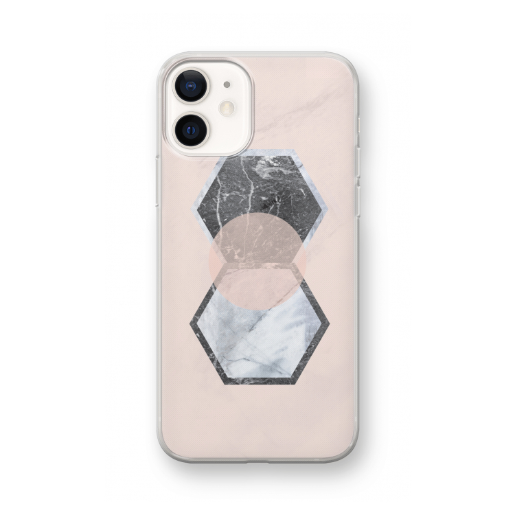 Creatieve toets: iPhone 12 mini Transparant Hoesje