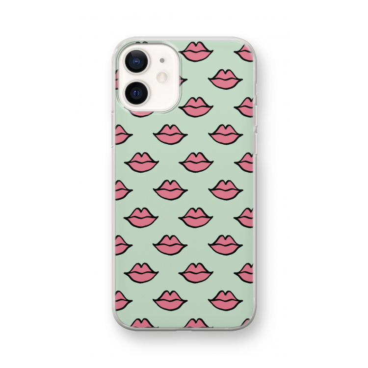 Lipjes: iPhone 12 mini Transparant Hoesje