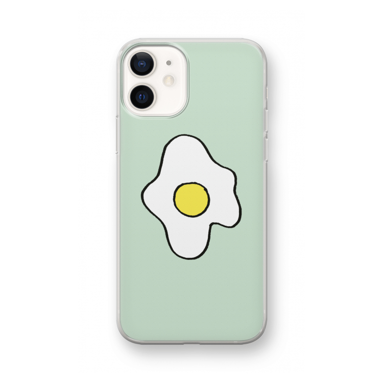 Spiegelei: iPhone 12 mini Transparant Hoesje