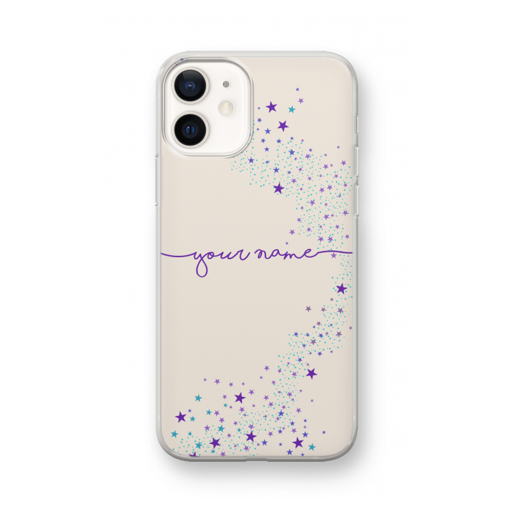 Sterren: iPhone 12 mini Transparant Hoesje