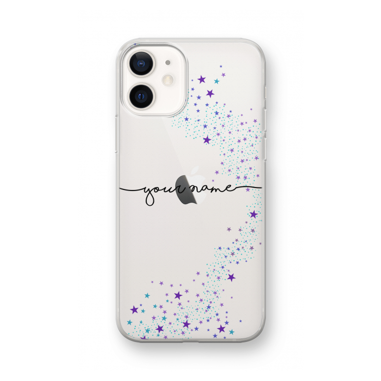 Sterren: iPhone 12 mini Transparant Hoesje