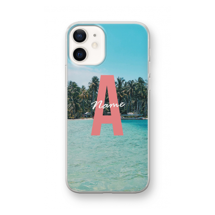 Pacific Dream: iPhone 12 mini Transparant Hoesje