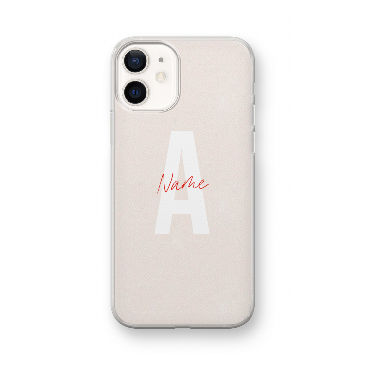 Strawberry Milkshake: iPhone 12 mini Transparant Hoesje
