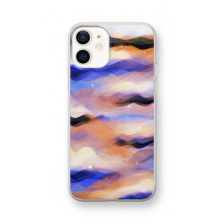 Donkere Wolken: iPhone 12 mini Transparant Hoesje