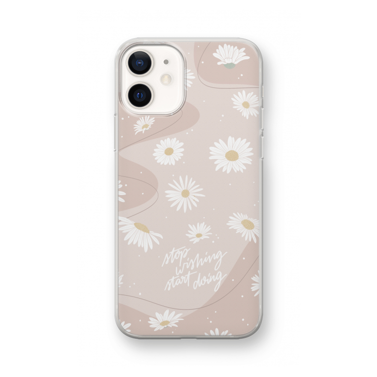 Daydreaming becomes reality: iPhone 12 mini Transparant Hoesje