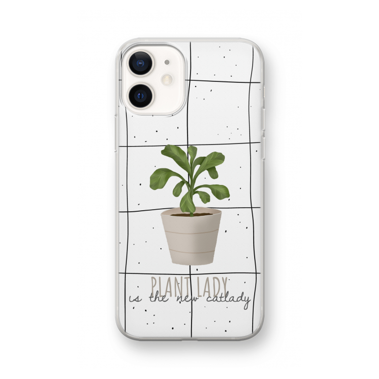 Kamerplant op vensterruit: iPhone 12 mini Transparant Hoesje
