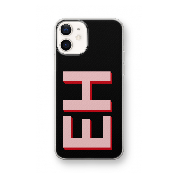 Monogram: iPhone 12 mini Transparant Hoesje