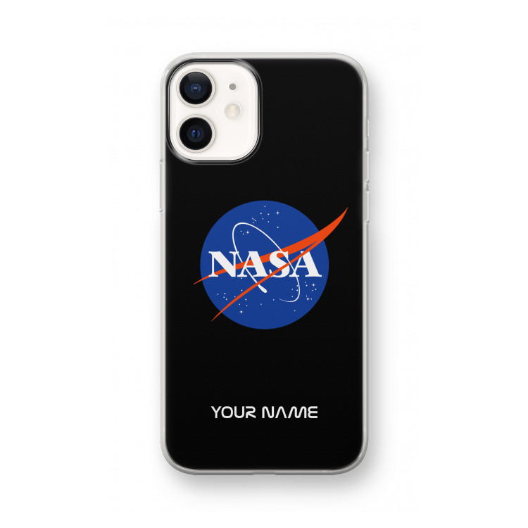 NASA: iPhone 12 mini Transparant Hoesje