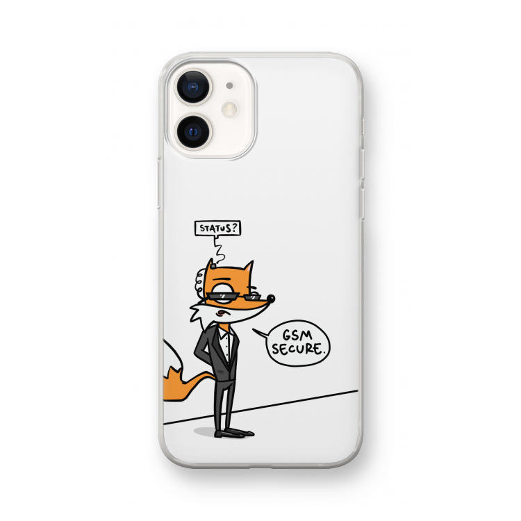 GSM secure: iPhone 12 mini Transparant Hoesje