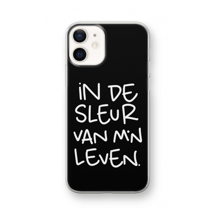 De Sleur: iPhone 12 mini Transparant Hoesje