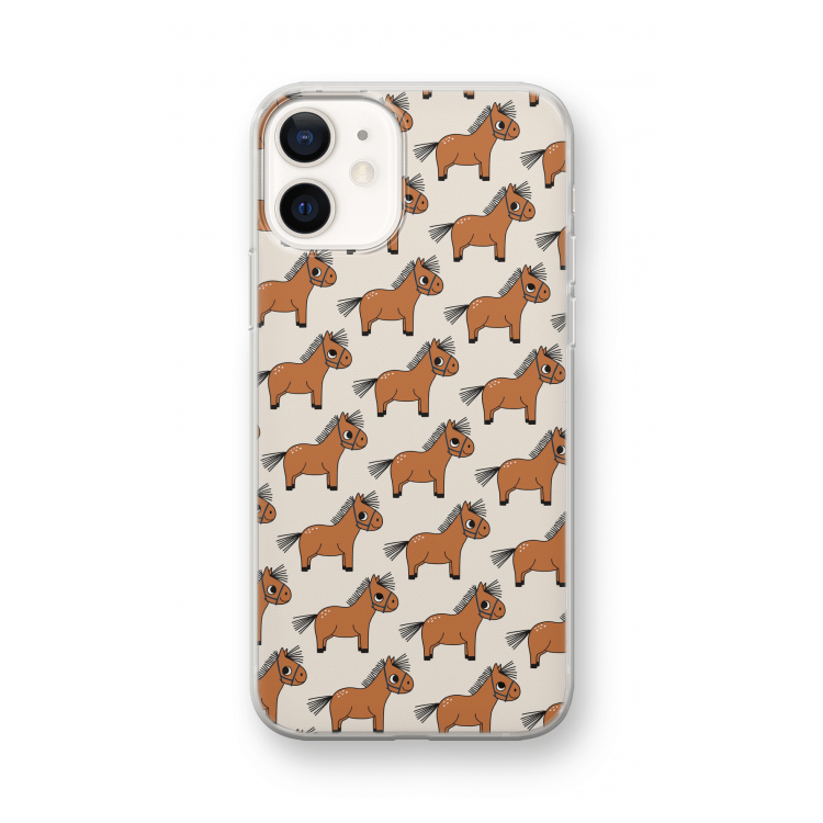 Pony: iPhone 12 mini Transparant Hoesje