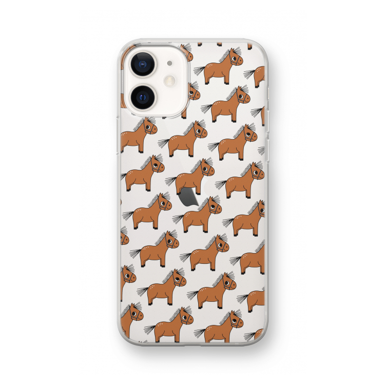 Pony: iPhone 12 mini Transparant Hoesje