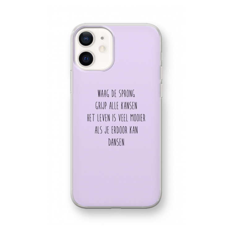 Sprong: iPhone 12 mini Transparant Hoesje