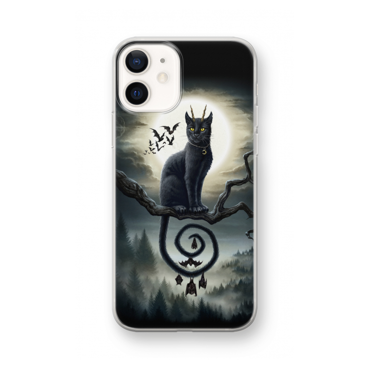 Moonlight Companions: iPhone 12 mini Transparant Hoesje