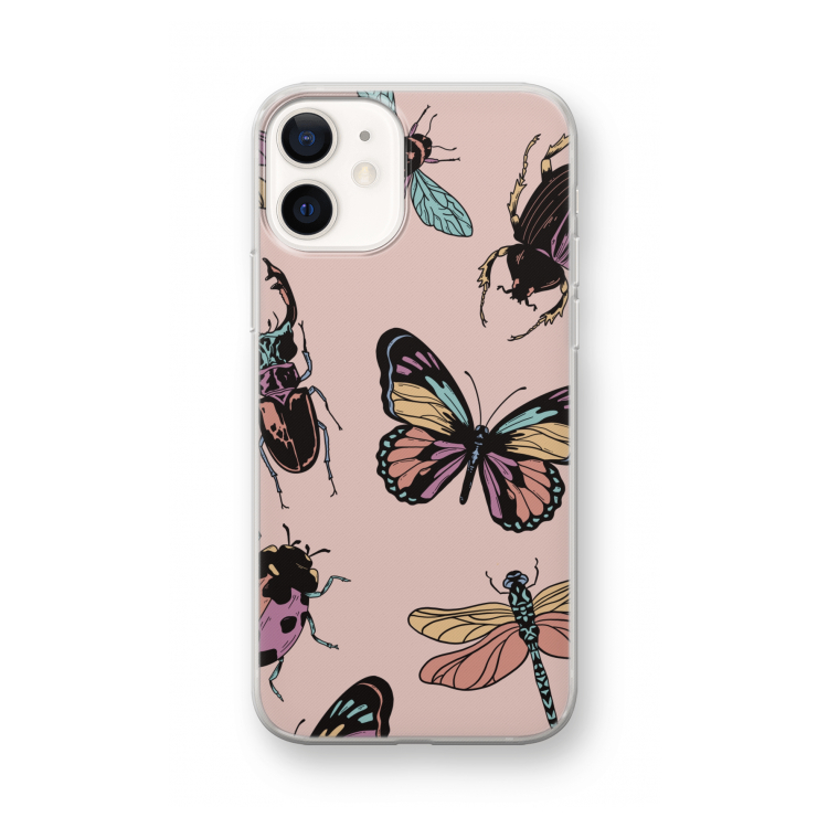 Tiny Bugs: iPhone 12 mini Transparant Hoesje
