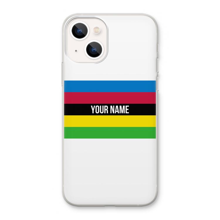 WK Wielrennen: iPhone 13 Transparant Hoesje
