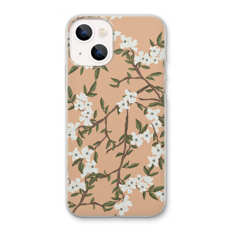 Blossoming spring: iPhone 13 Transparant Hoesje