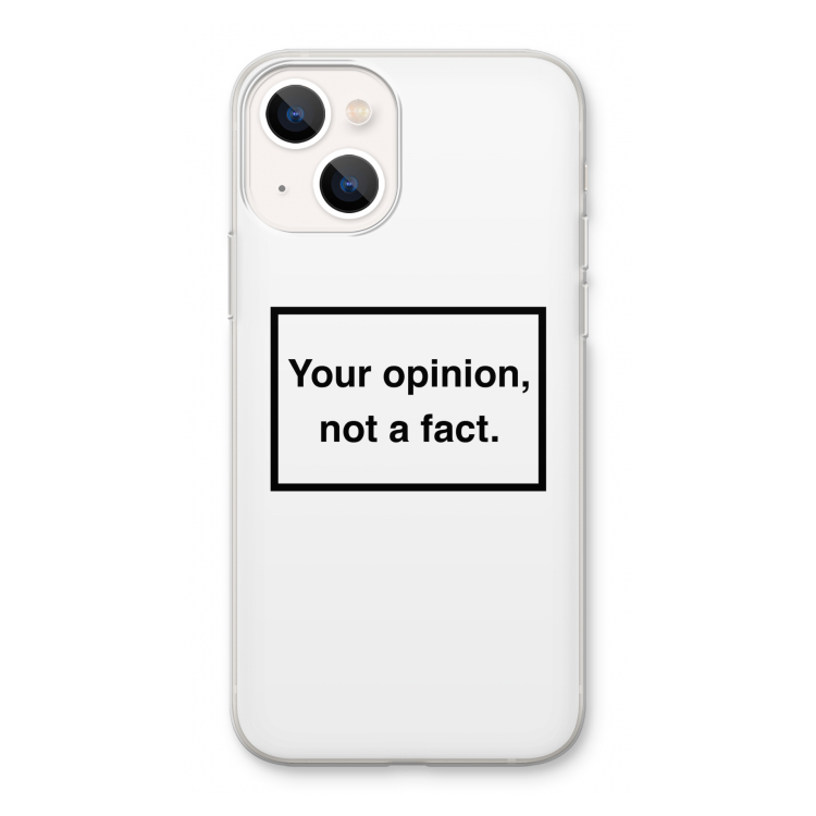 Your opinion: iPhone 13 Transparant Hoesje