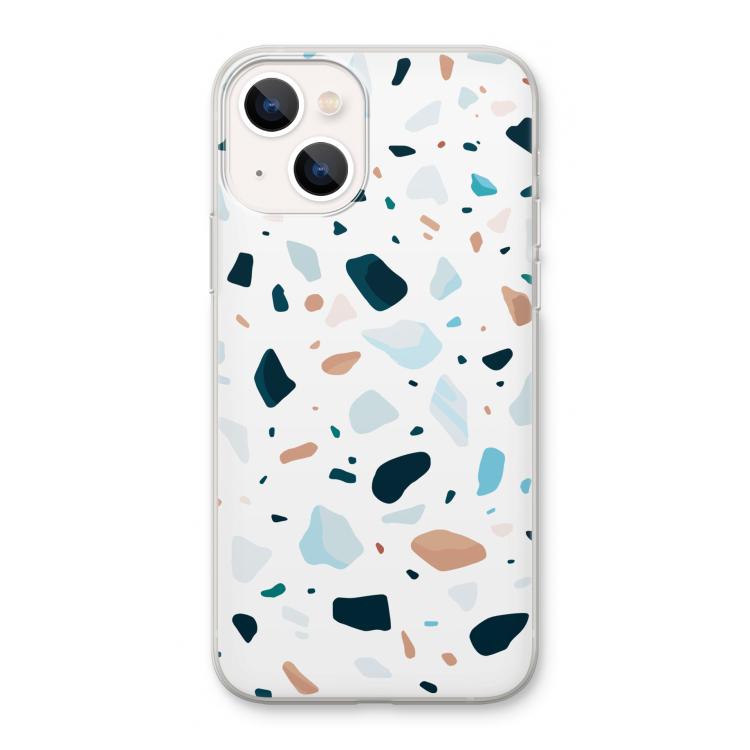 Terrazzo N°13: iPhone 13 Transparant Hoesje