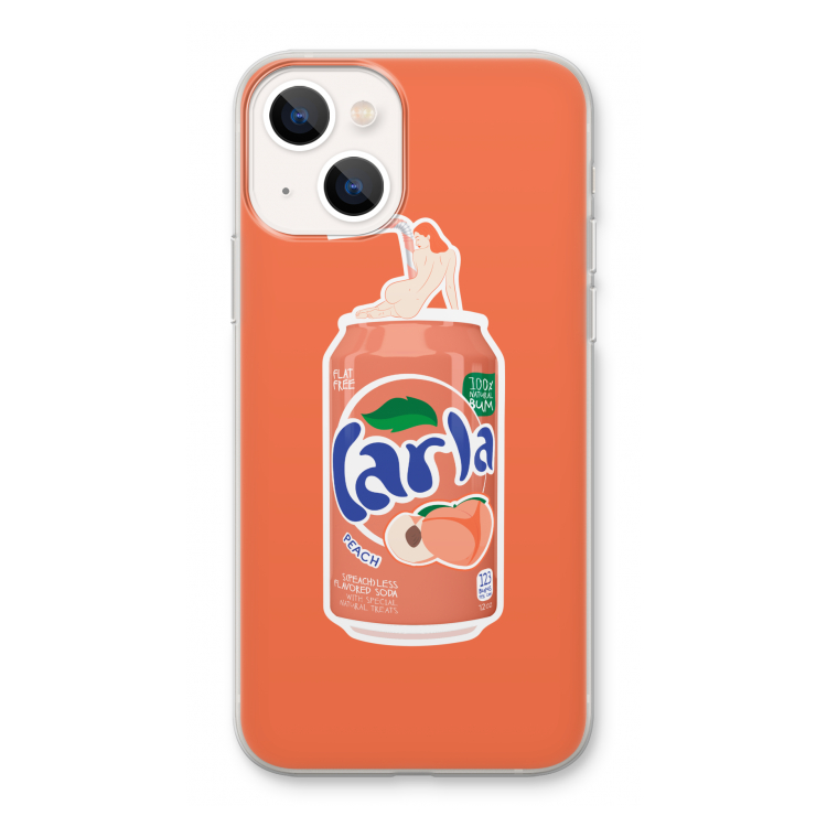 S(peach)less: iPhone 13 Transparant Hoesje