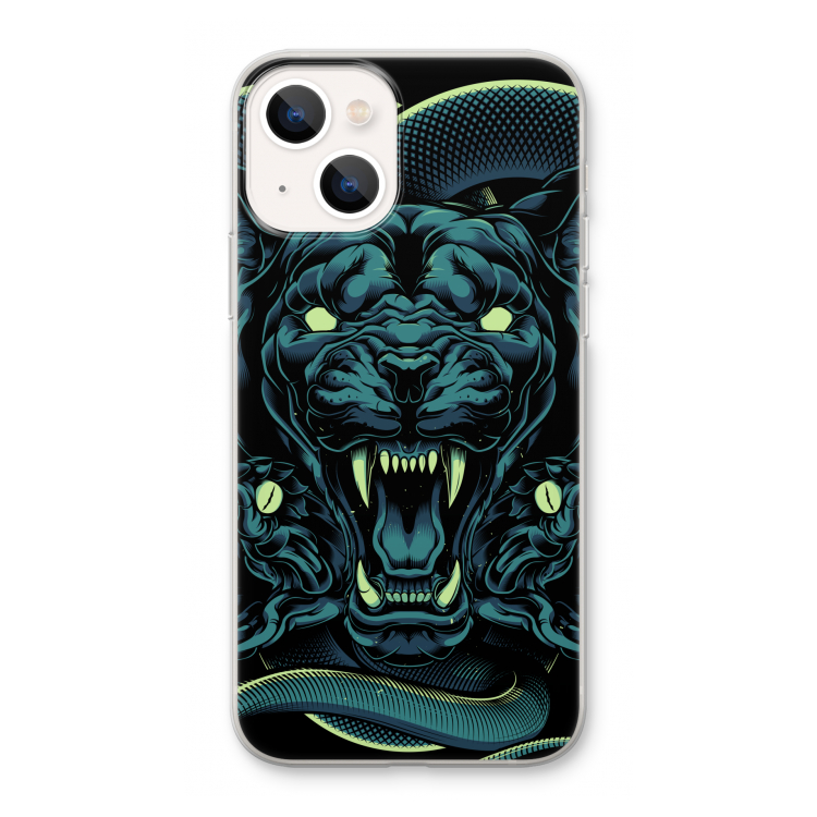Cougar and Vipers: iPhone 13 Transparant Hoesje