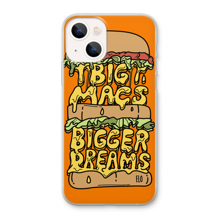 Big Macs Bigger Dreams: iPhone 13 Transparant Hoesje