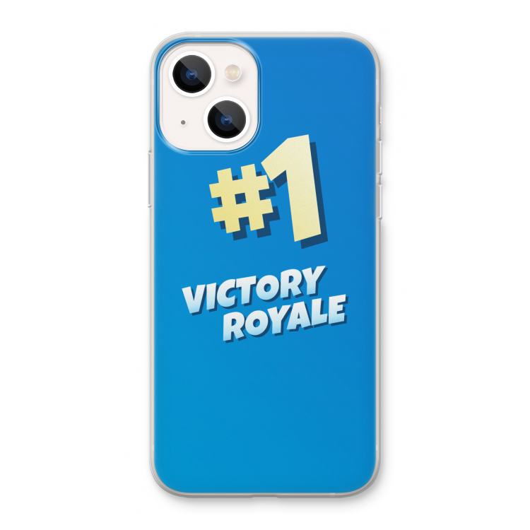 Victory Royale: iPhone 13 Transparant Hoesje