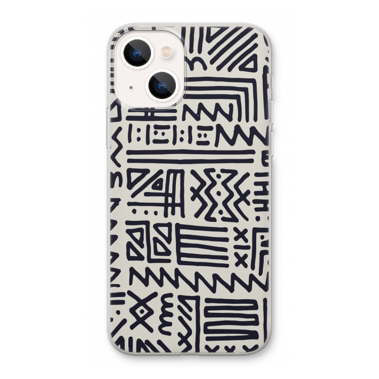 Marrakech print: iPhone 13 Transparant Hoesje