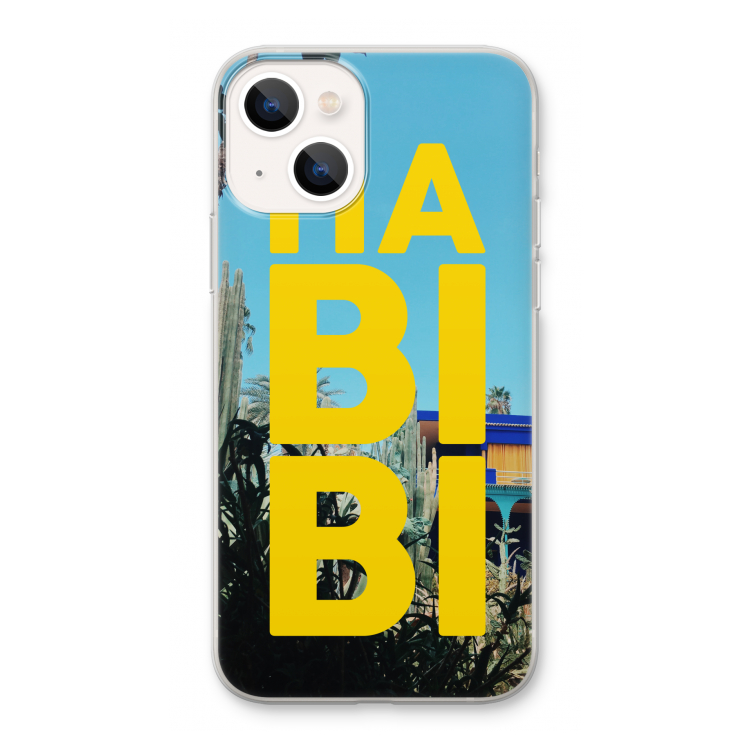 Habibi Majorelle : iPhone 13 Transparant Hoesje