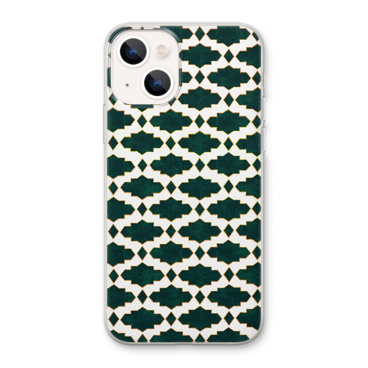 Moroccan tiles: iPhone 13 Transparant Hoesje