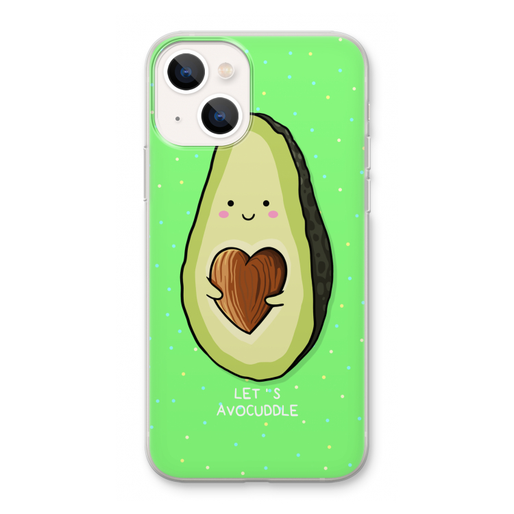 Avocuddle: iPhone 13 Transparant Hoesje