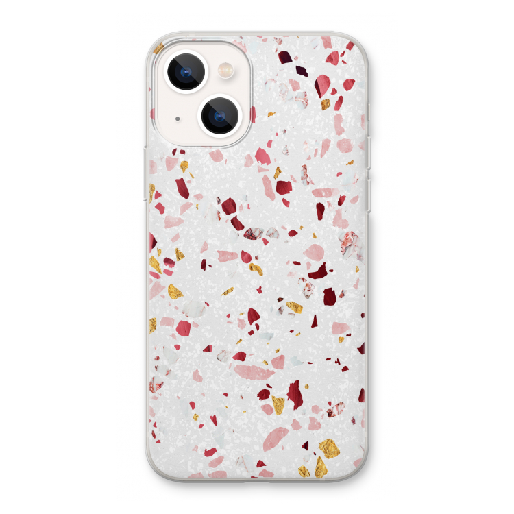 Terrazzo N°9: iPhone 13 Transparant Hoesje