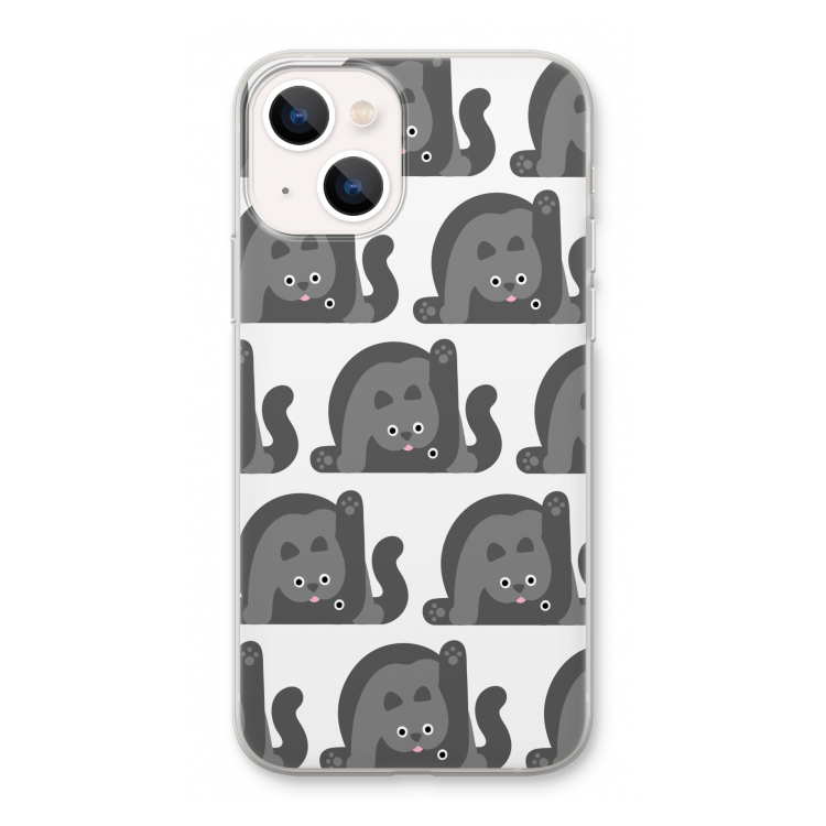 Cats: iPhone 13 Transparant Hoesje