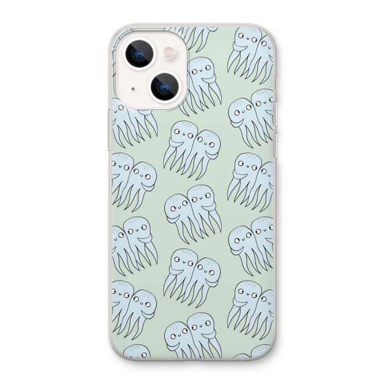 Octopussen: iPhone 13 Transparant Hoesje