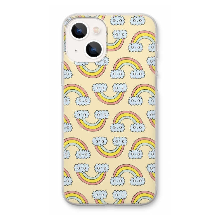 Regenboog: iPhone 13 Transparant Hoesje