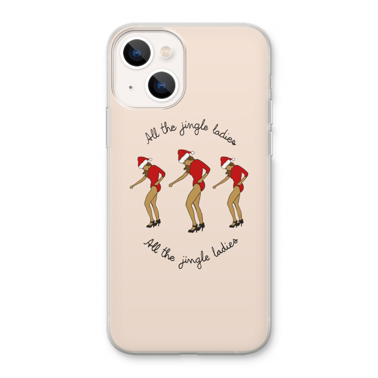 Jingle Ladies: iPhone 13 Transparant Hoesje