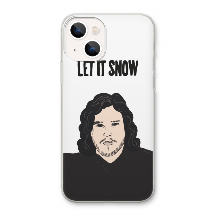 Let It Snow: iPhone 13 Transparant Hoesje