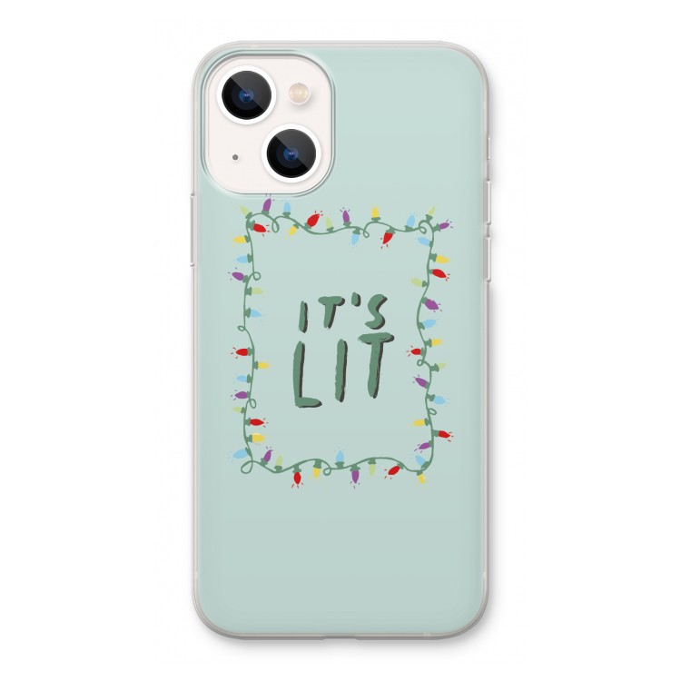 It's Lit: iPhone 13 Transparant Hoesje