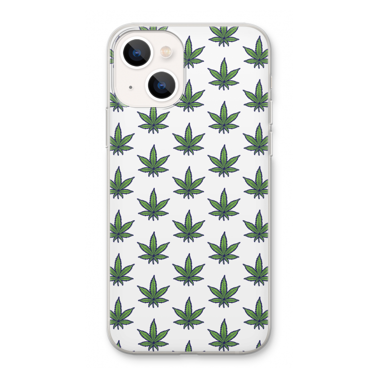 Weed: iPhone 13 Transparant Hoesje