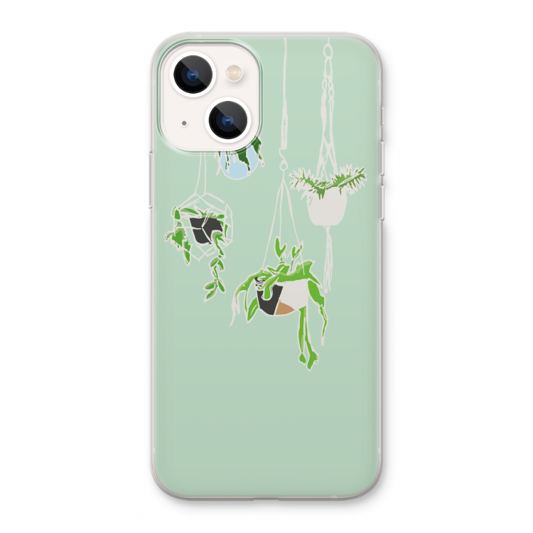 Hang In There: iPhone 13 Transparant Hoesje