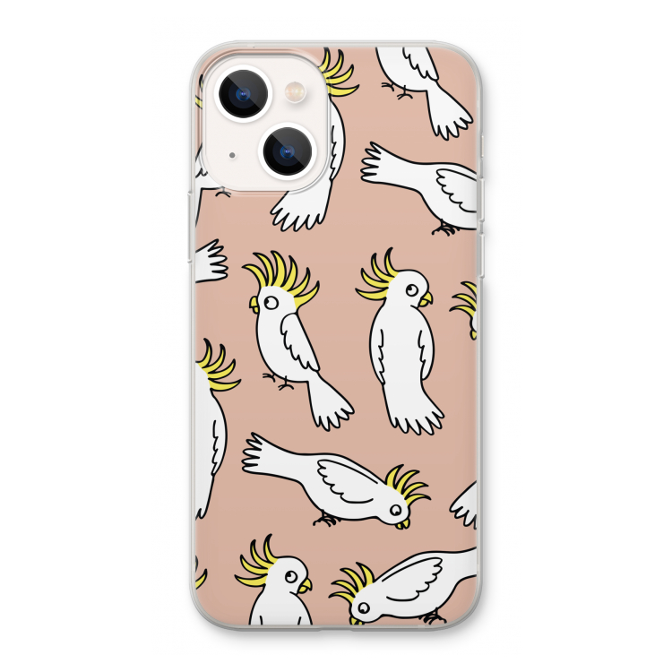 Papegaai: iPhone 13 Transparant Hoesje
